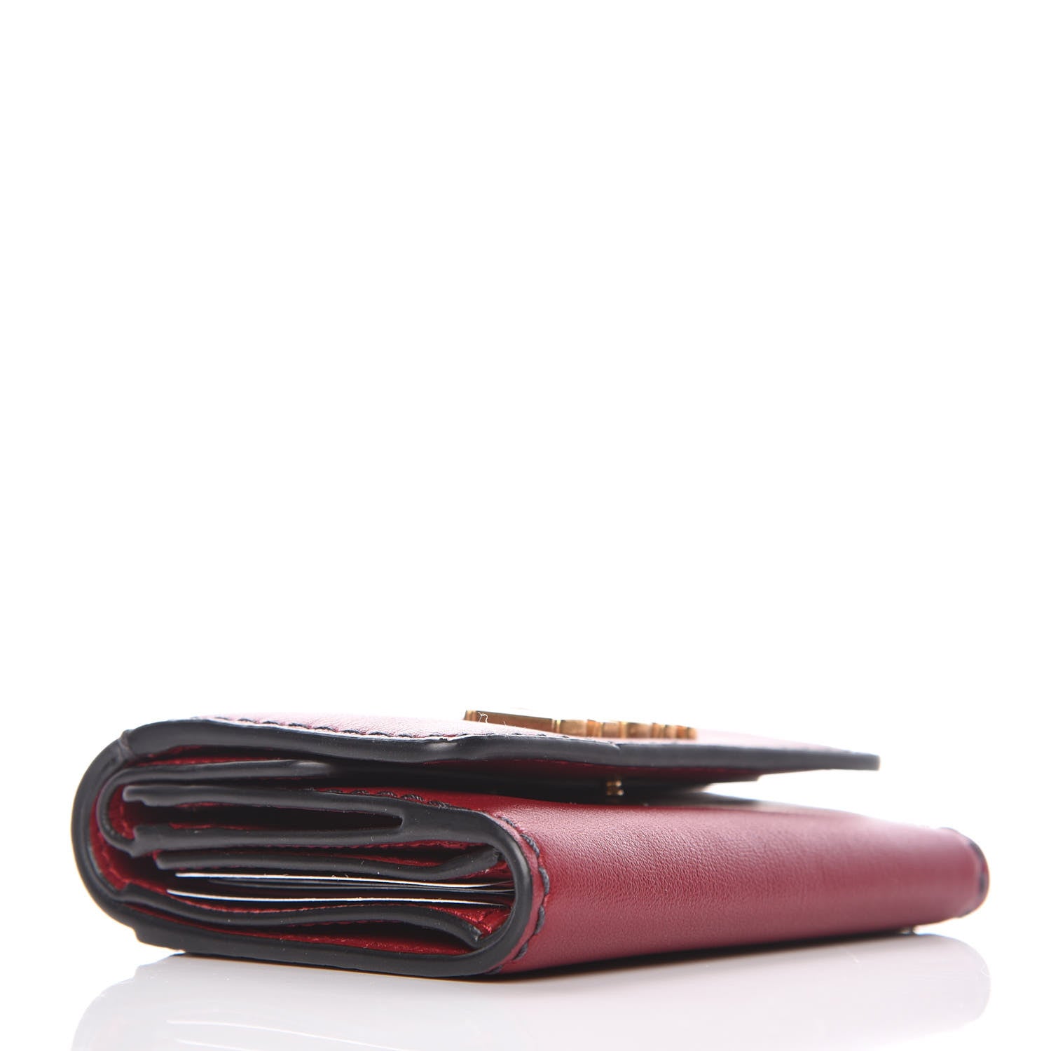 Christian Dior Calfskin Small Dfence Compact Wallet Scarlet 4 of 9