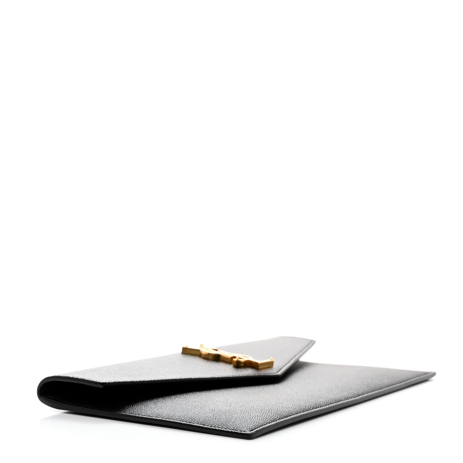 Saint Laurent Grain De Poudre Uptown Pouch Black 4 of 7