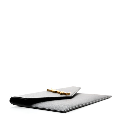 Saint Laurent Grain De Poudre Uptown Pouch Black 4 of 7