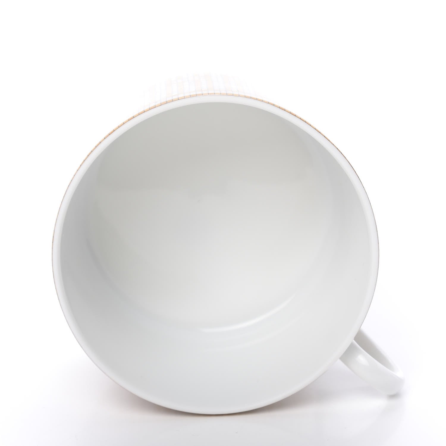 Hermes Porcelain Mosaique Au 24 Gold Tea Cup And Saucer Set Of 2 4 of 12