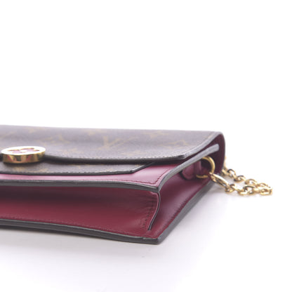 Louis Vuitton Monogram Flore Chain Wallet Fuchsia 8 of 9