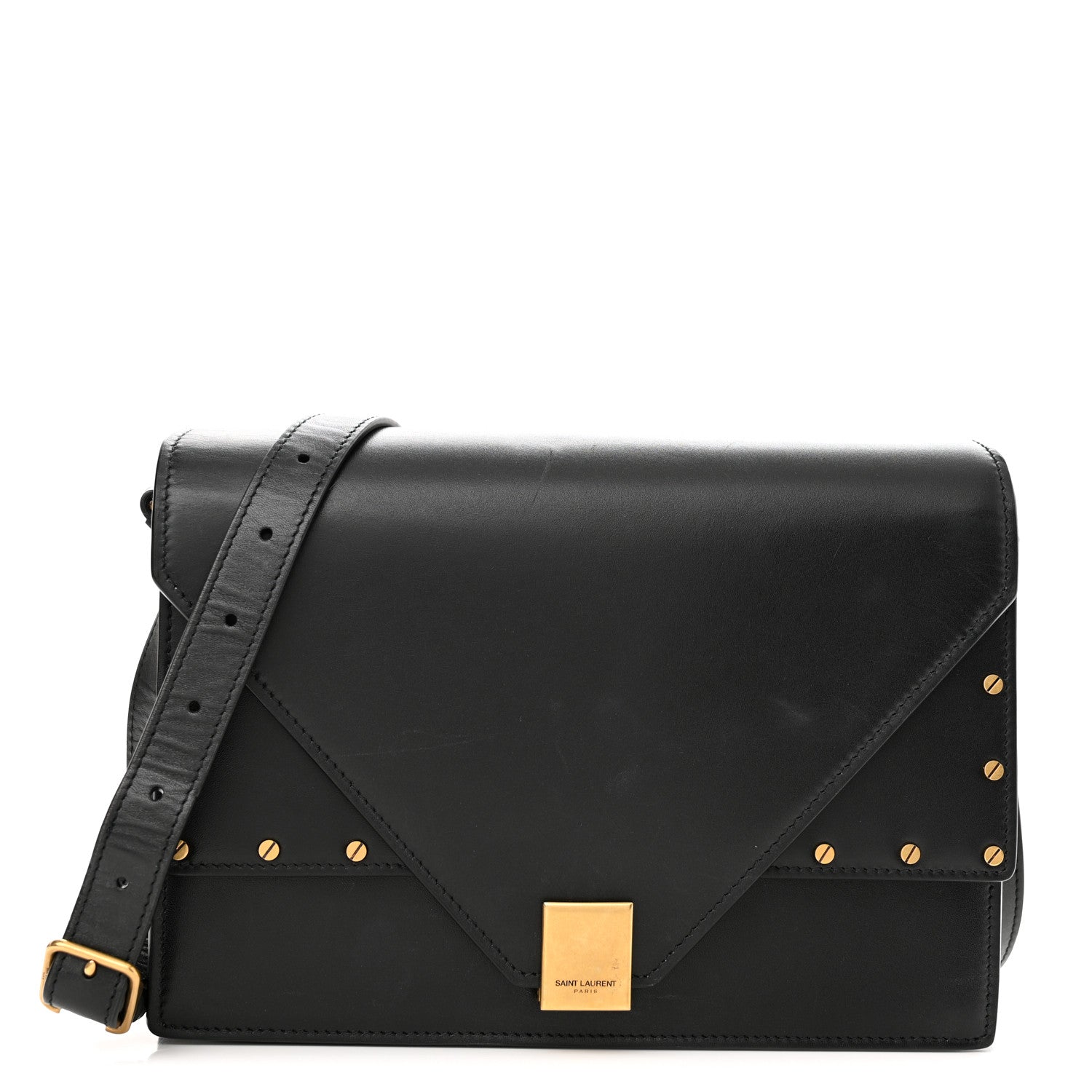 Saint Laurent Calfskin Medium Margaux Shoulder Bag Black 1 of 17