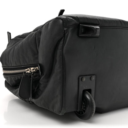 Chanel Nylon Quilted Duffle Trolley Black 12 of 15