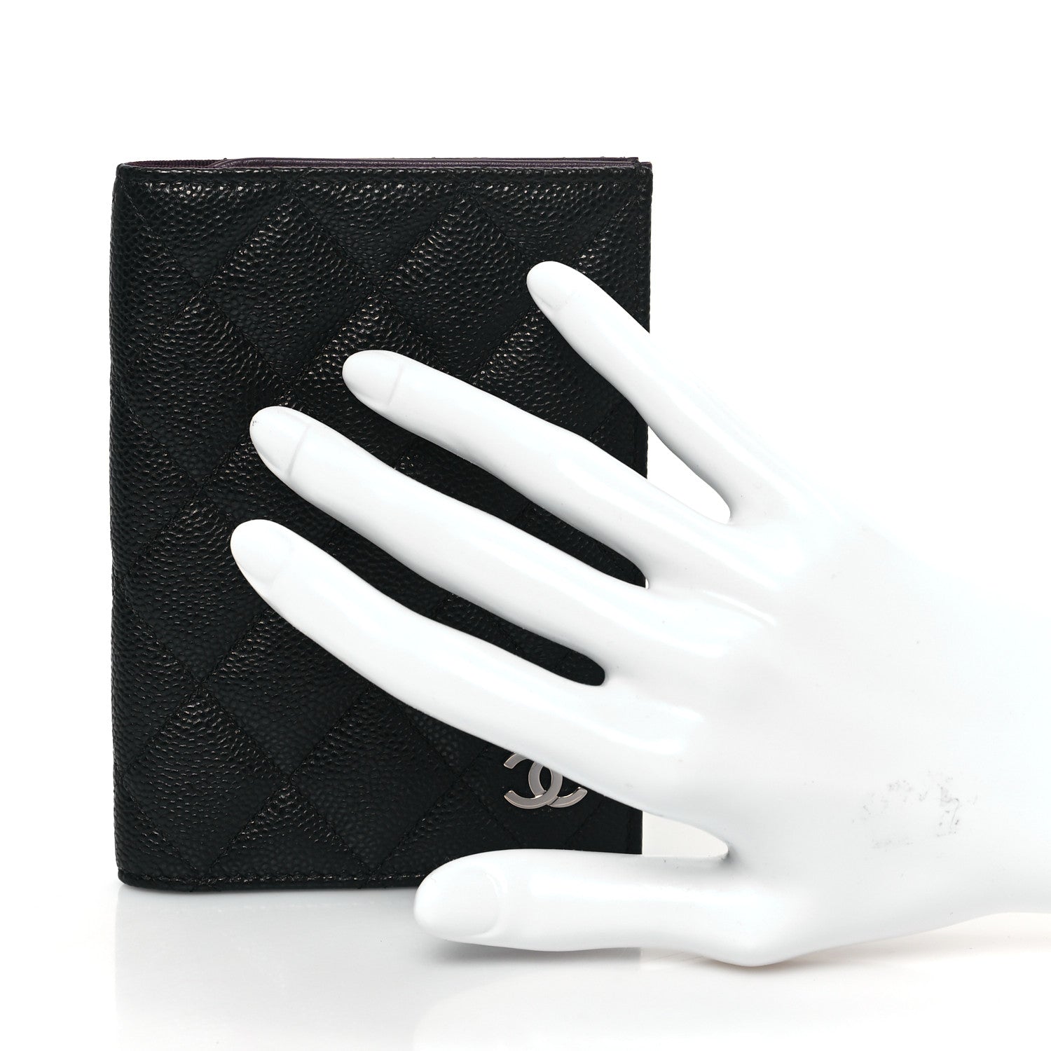 Chanel Caviar Quilted Passport Holder Black 2 of 7