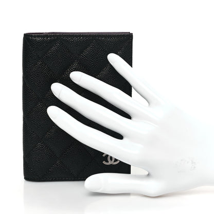 Chanel Caviar Quilted Passport Holder Black 2 of 7