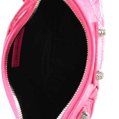 Balenciaga Agneau Arena Le Cagole Shoulder Bag XS Hot Pink 5 of 10