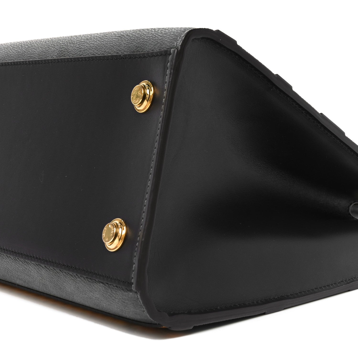 Louis Vuitton Calfskin Trunk City Steamer MM Black 9 of 9
