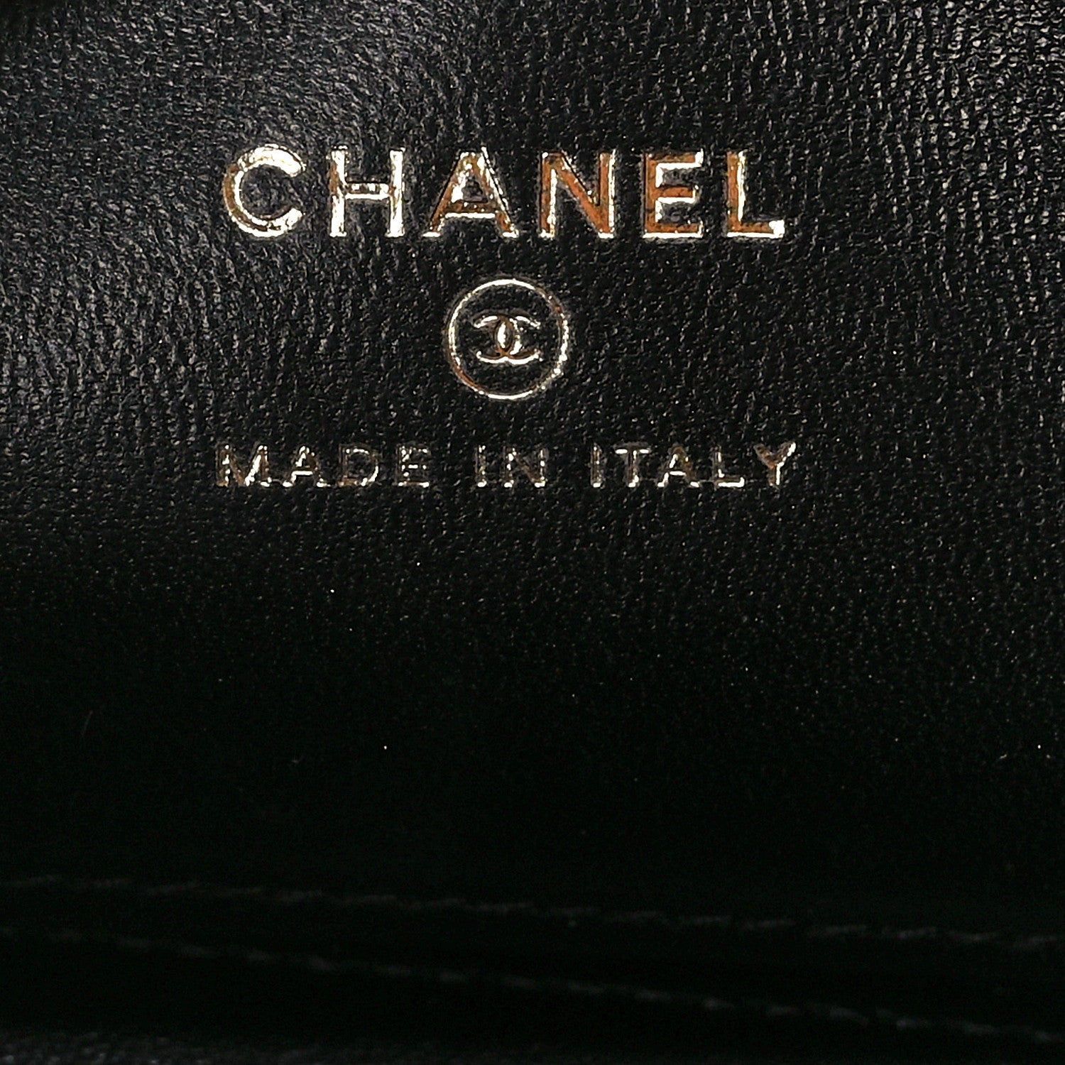 Chanel Lambskin Quilted Metal Small Top Handle Vanity Case With Chain Black 6 of 12
