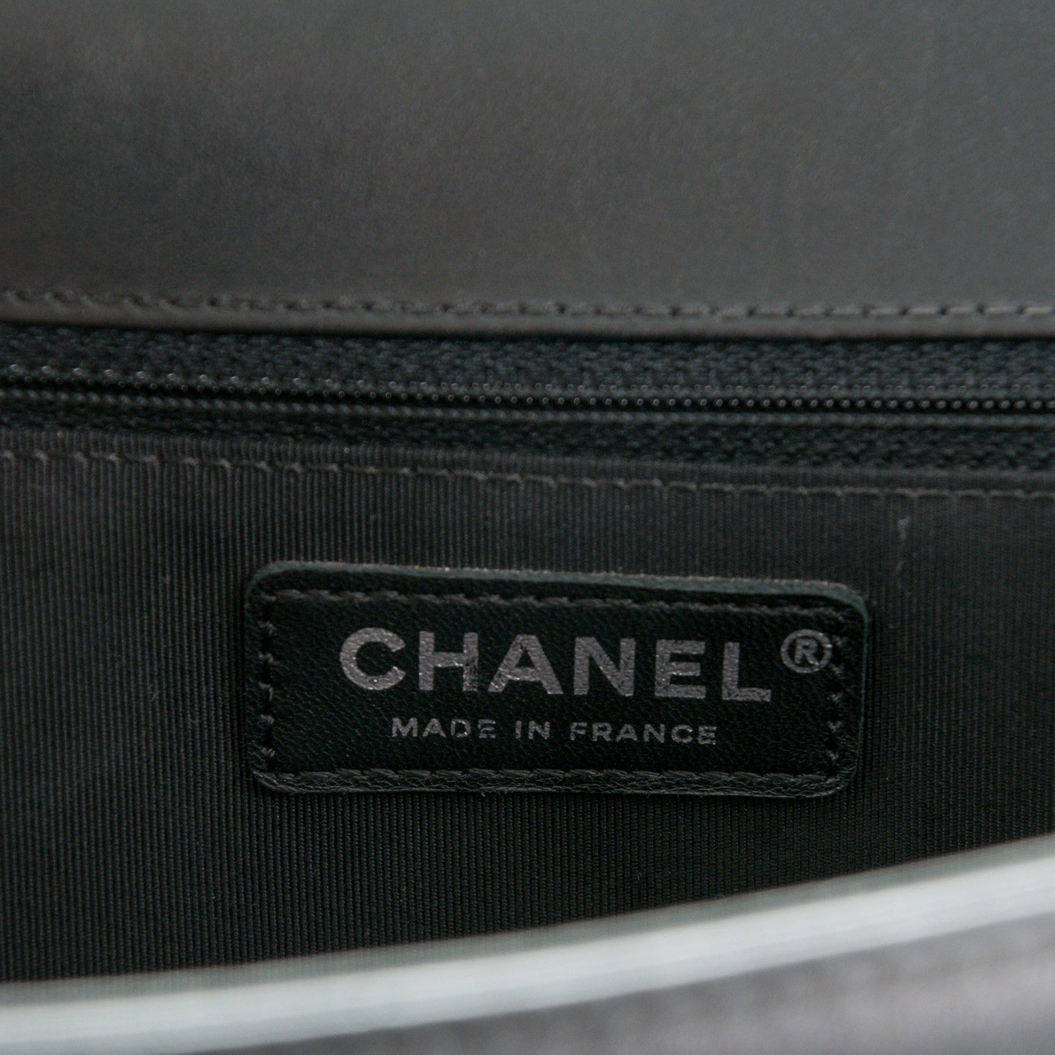 Chanel Lambskin Quilted Large Boy Flap Black 7 of 8