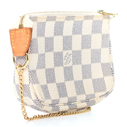 Louis Vuitton Damier Azur Mini Pochette Accessories 3 of 7