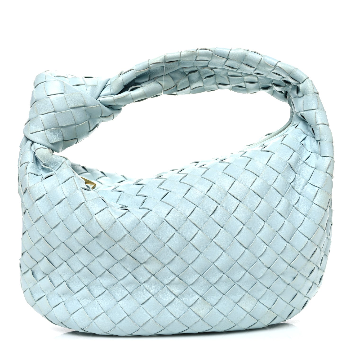 Bottega Veneta Nappa Intrecciato Teen Jodie Hobo Teal Washed 1 of 11