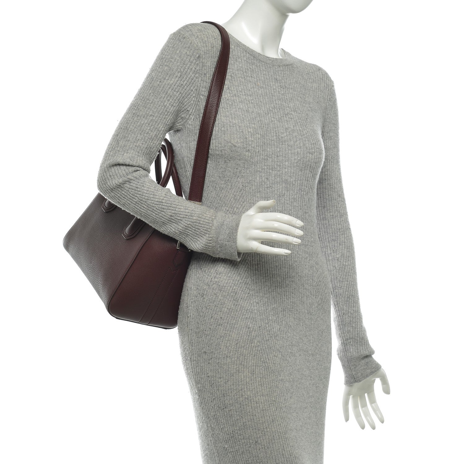 Givenchy Sugar Goatskin Small Antigona Oxblood 2 of 7