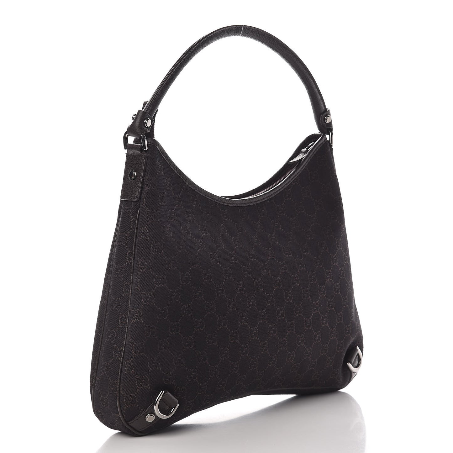 Denim Monogram Abbey D Ring Hobo Brown