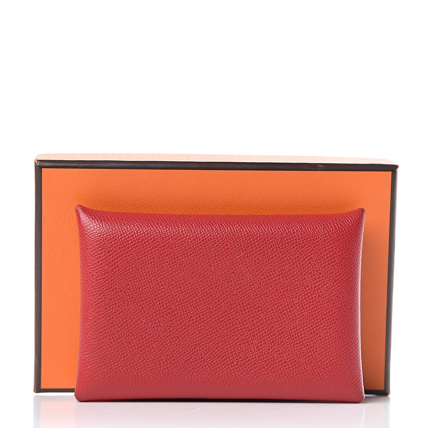 Epsom Calvi Card Case Rouge Casaque