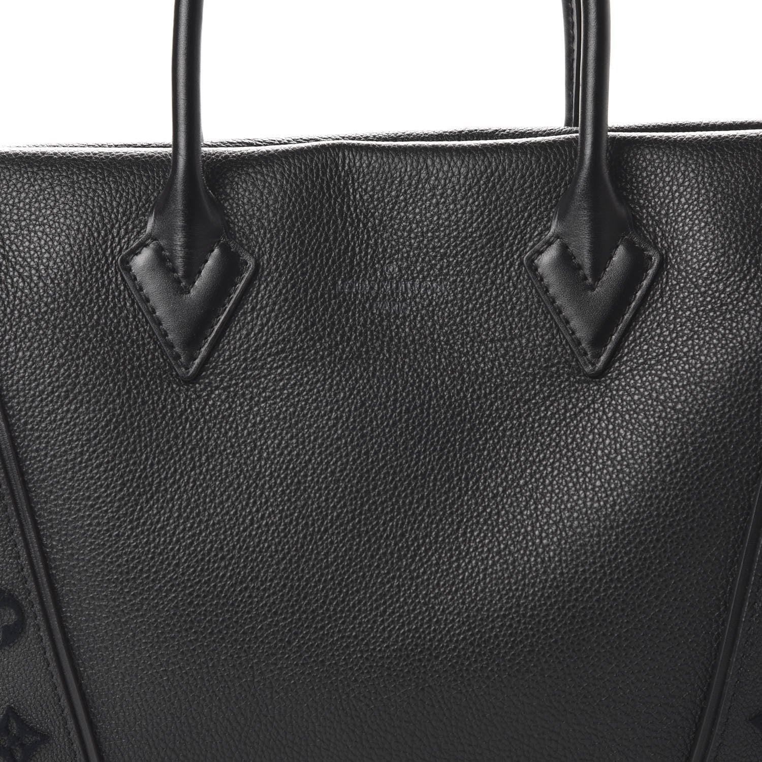 Louis Vuitton Veau Cachemire Tote W PM Black 9 of 9