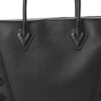 Louis Vuitton Veau Cachemire Tote W PM Black 9 of 9