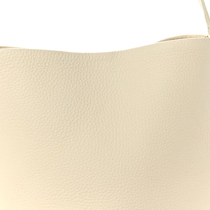 The Row Grained Calfskin Medium N/S Hook Tote Ivory 7 of 9