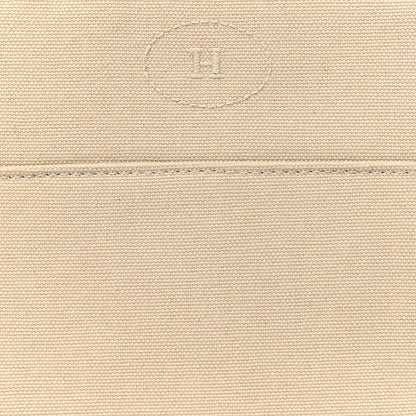 Hermes Cotton Canvas Mini Bolide Travel Cosmetic Pouch Natural 7 of 9