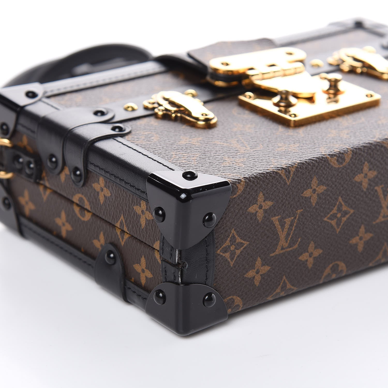 Louis Vuitton Monogram Petite Malle Black 7 of 13