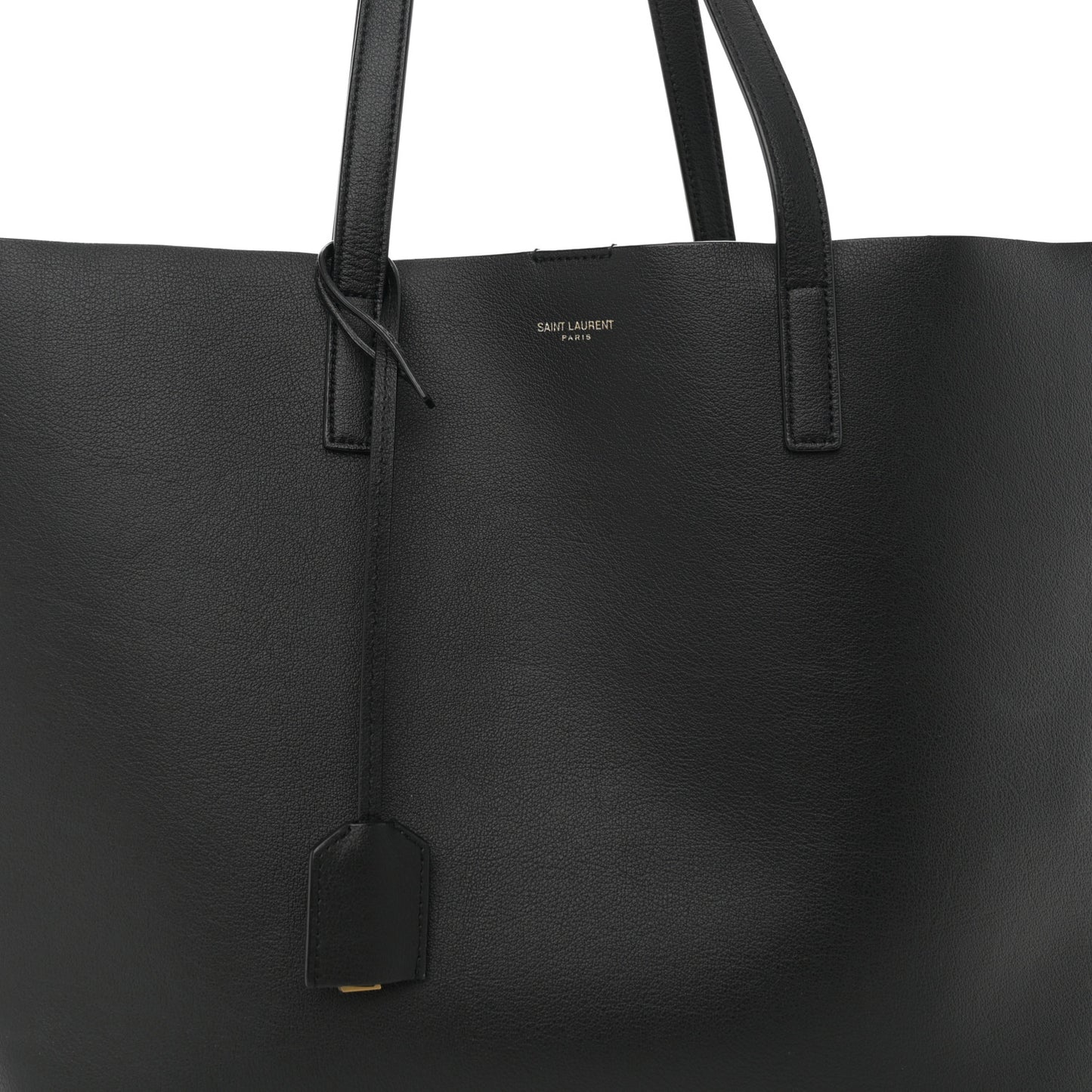 Calfskin Large Shopping Tote Black