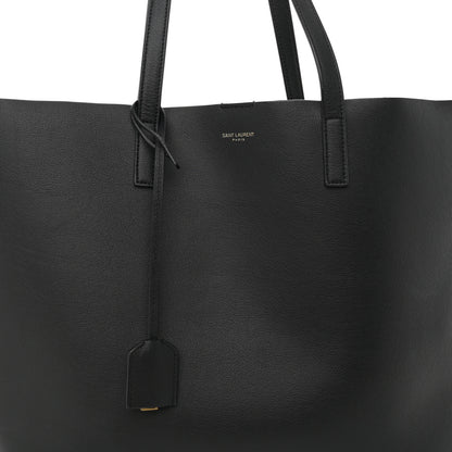 Saint Laurent Calfskin Large Shopping Tote Black 9 of 11
