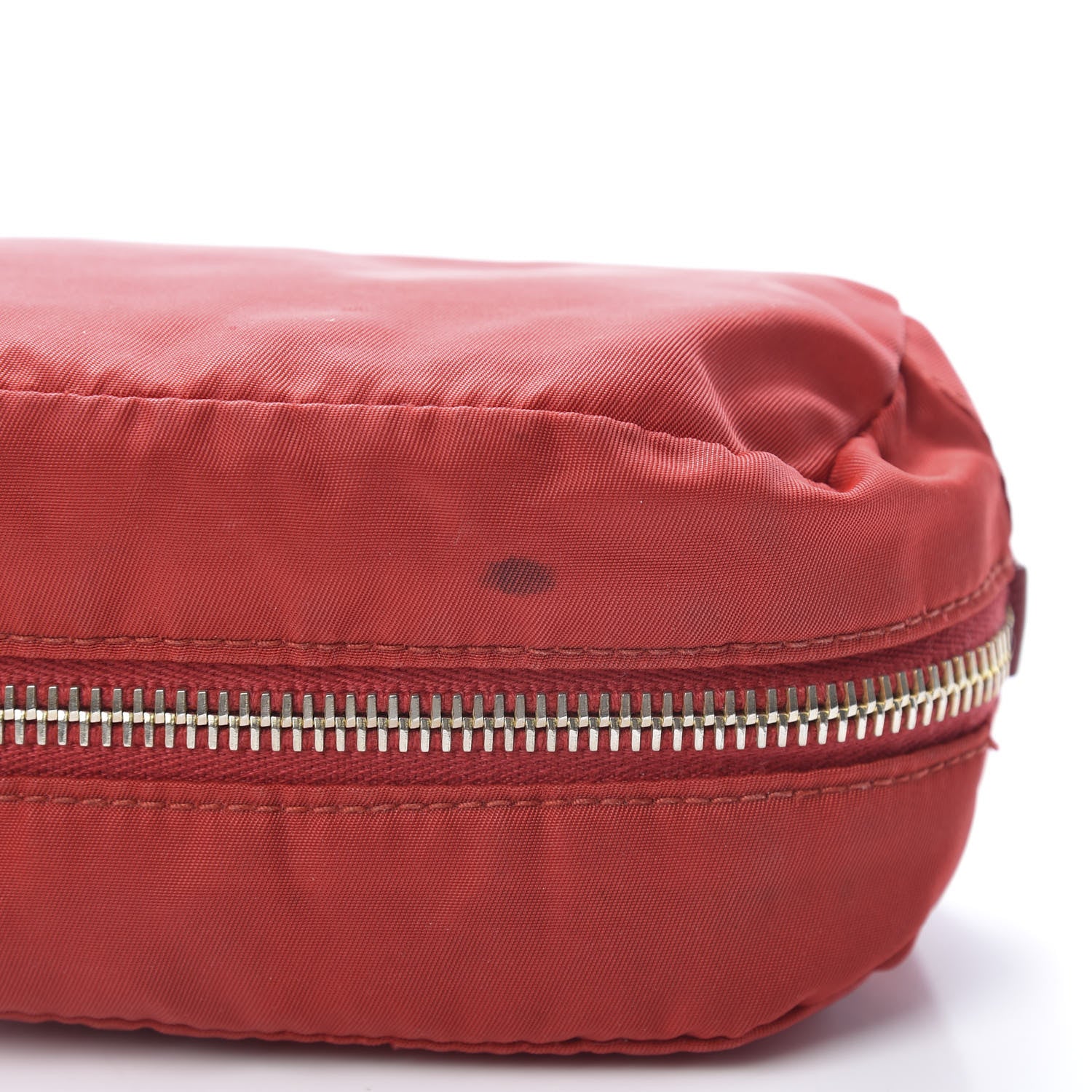 Prada Nylon Vela Cosmetic Pouch Red 11 of 13