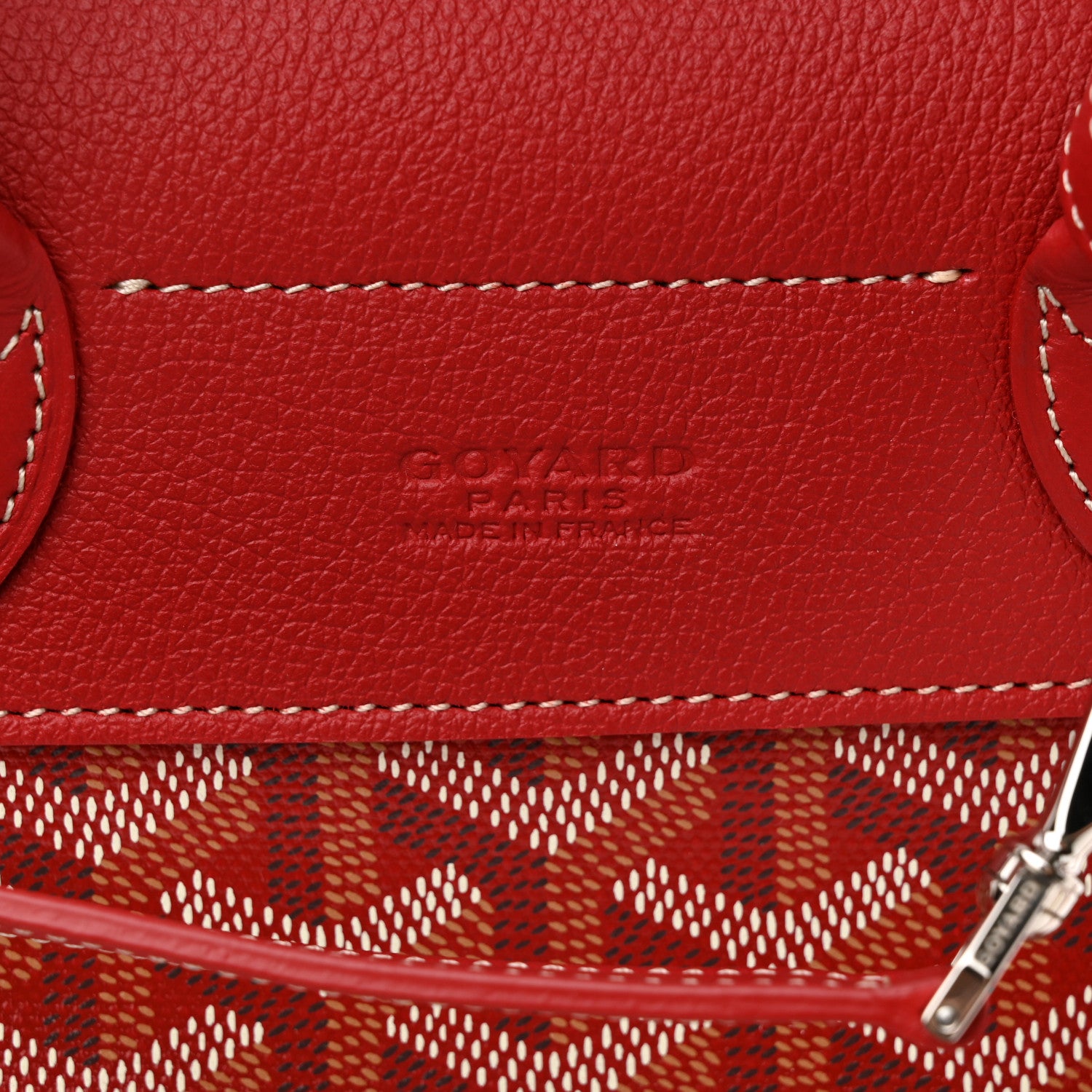 Goyard Goyardine Calfskin Mini Alpin Backpack Red 6 of 9