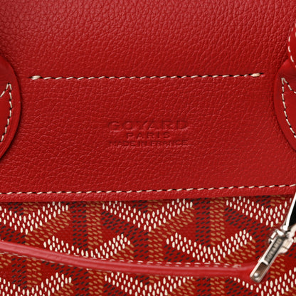 Goyard Goyardine Calfskin Mini Alpin Backpack Red 6 of 9