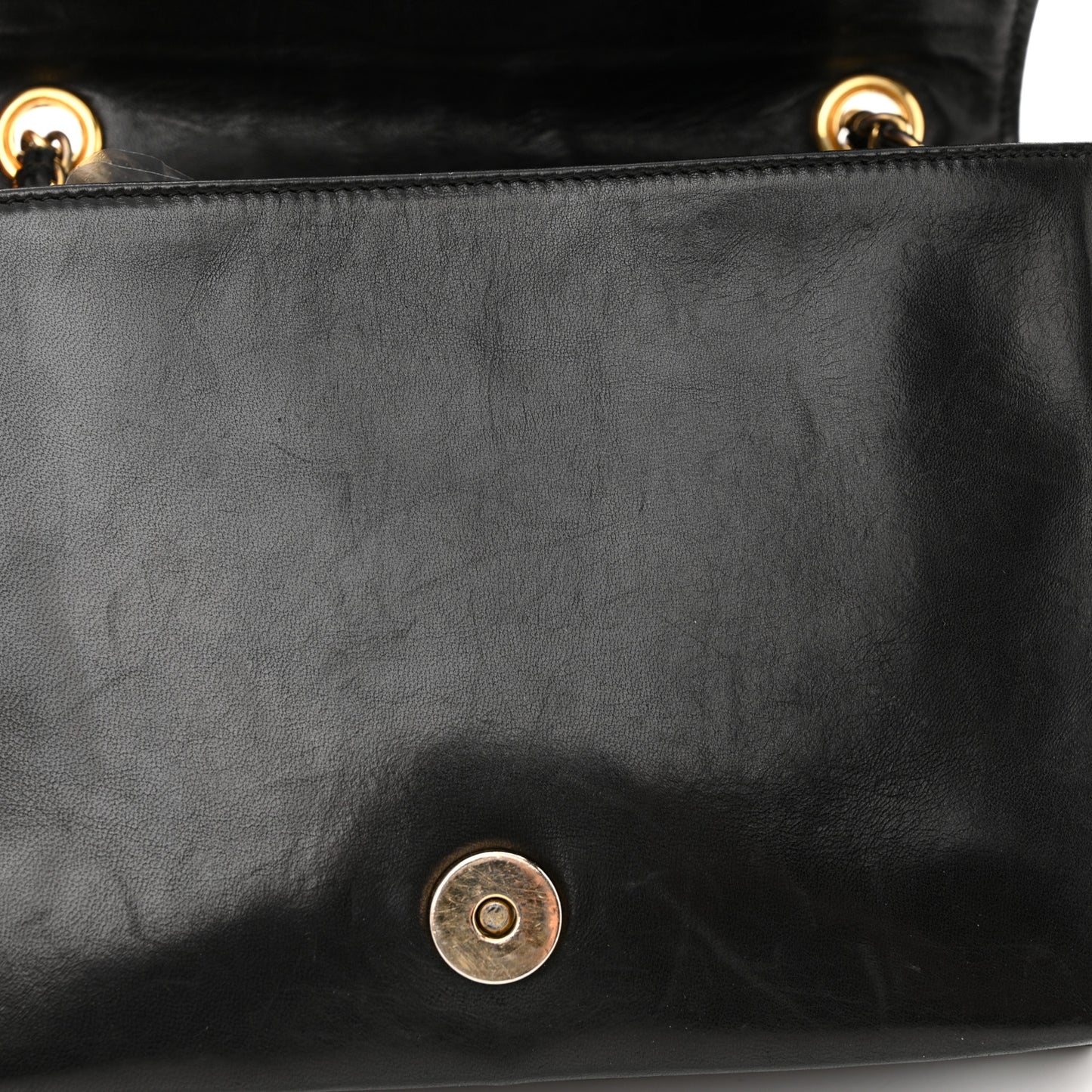 Lambskin Quilted CC Small Single Flap Black