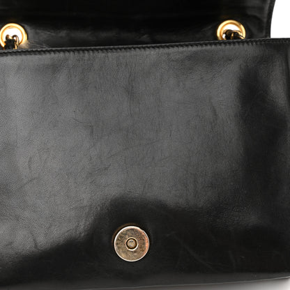 Chanel Lambskin Quilted CC Small Single Flap Black 15 of 19