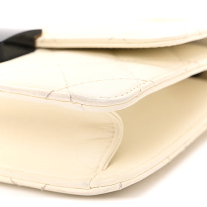 Chanel Sheepskin Quilted Mini Beauty Lock Flap White 10 of 10