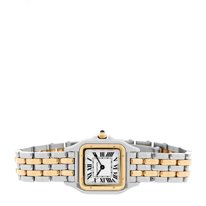 Cartier Stainless Steel 18K Yellow Gold 22mm Panthere Quartz Watch 2 of 5