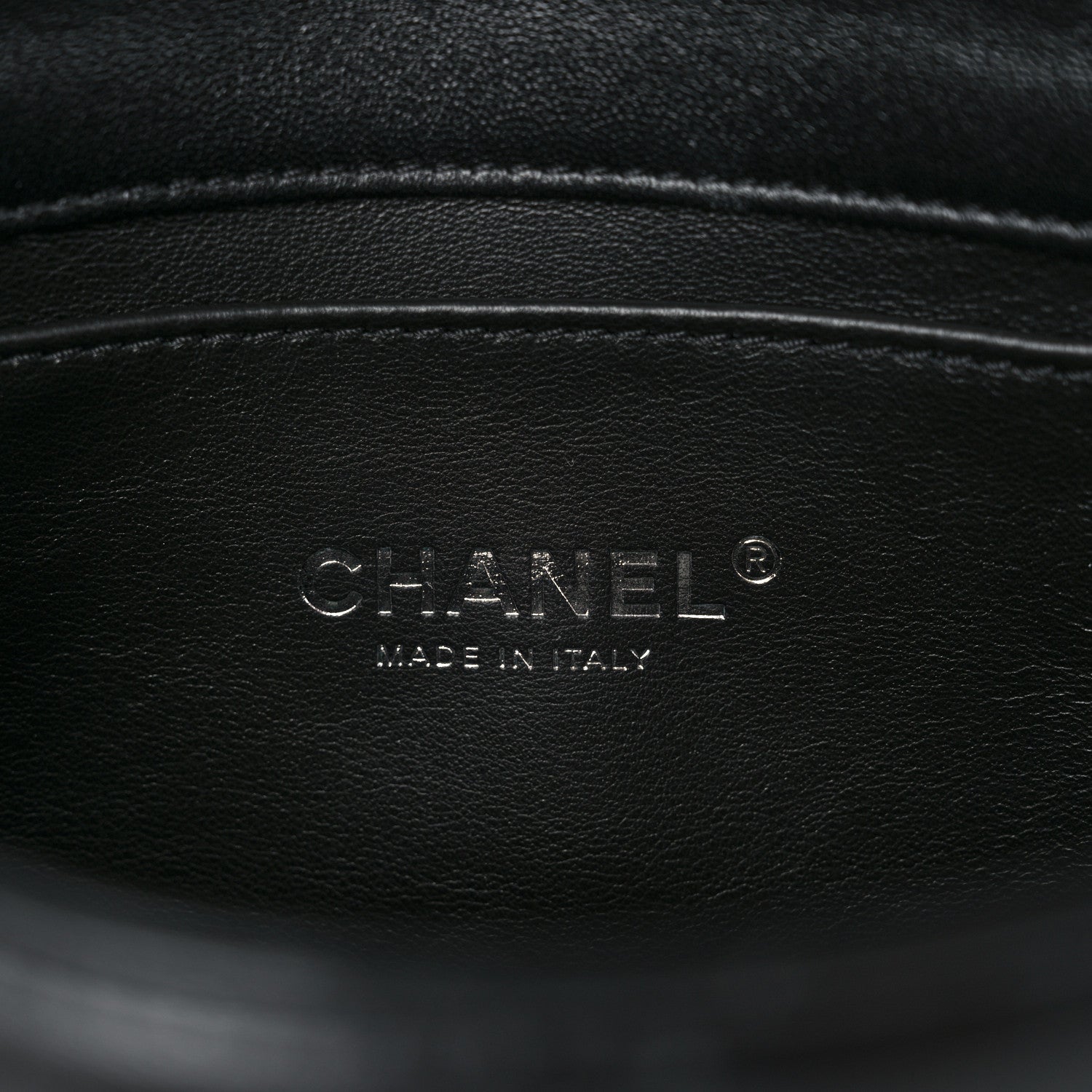 Chanel Lambskin Quilted Small Chain Rows Flap Black 6 of 11