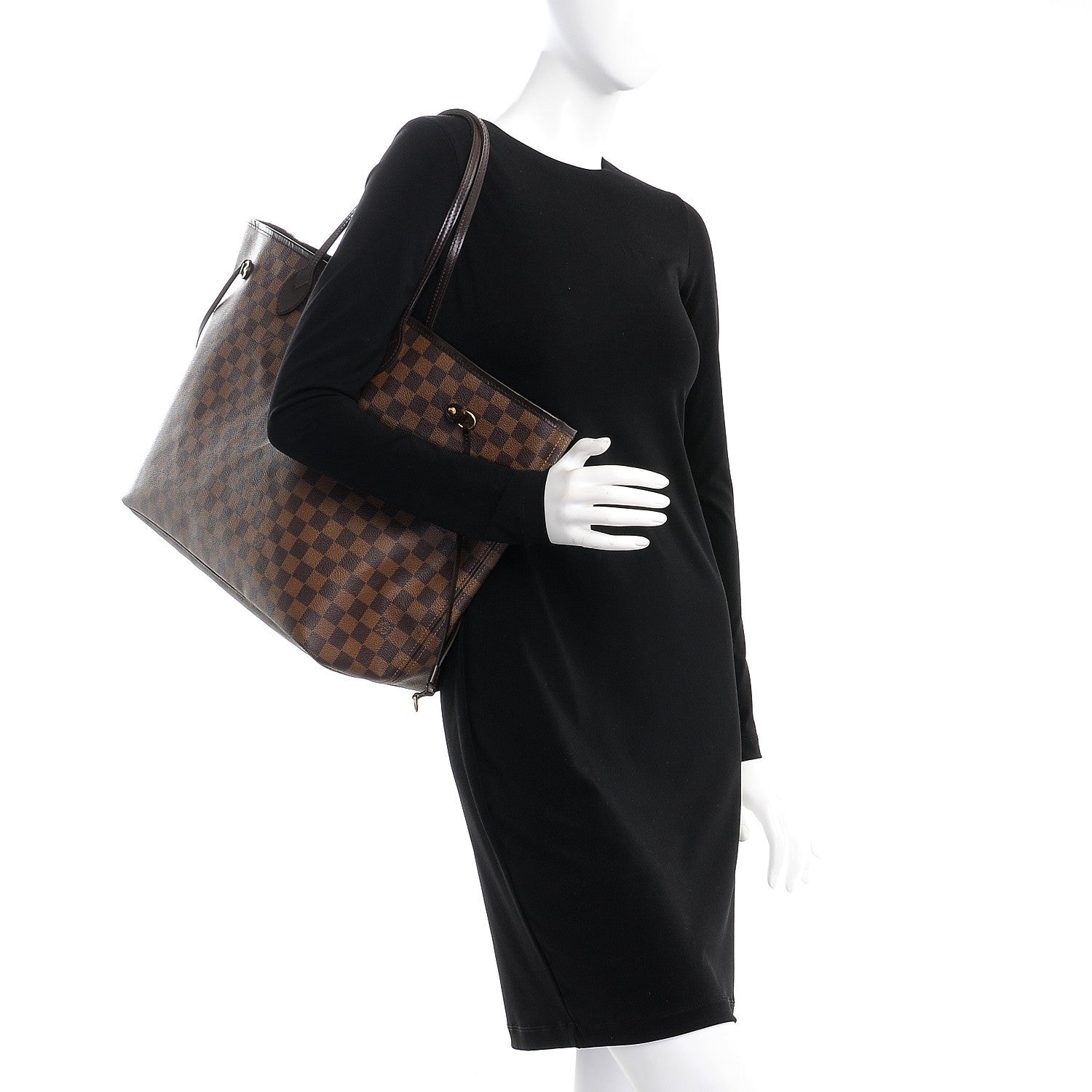 Louis Vuitton Damier Ebene Neverfull GM 2 of 15
