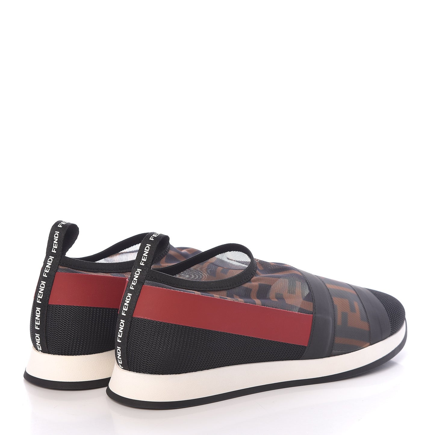 Technical Mesh FF Sneakers 35 Tobacco Red
