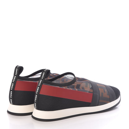 Fendi Technical Mesh FF Sneakers 35 Tobacco Red 4 of 7