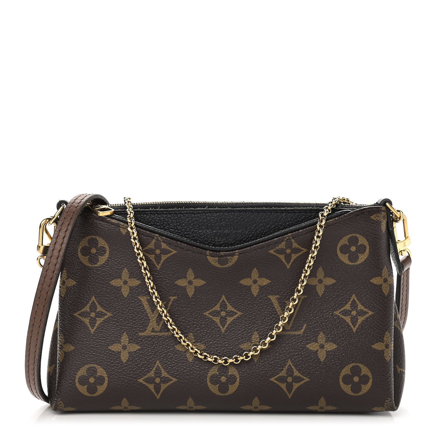 Monogram Pallas Clutch Black