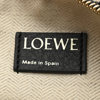 Loewe Jacquard Anagram Calfskin Pouch Ecru Black 6 of 7