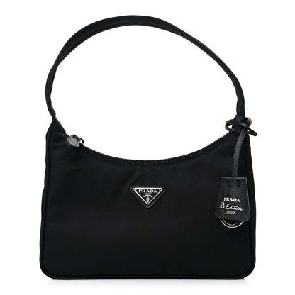 Prada Tessuto Nylon Mini Re-Edition 2000 Bag Black 1 of 8