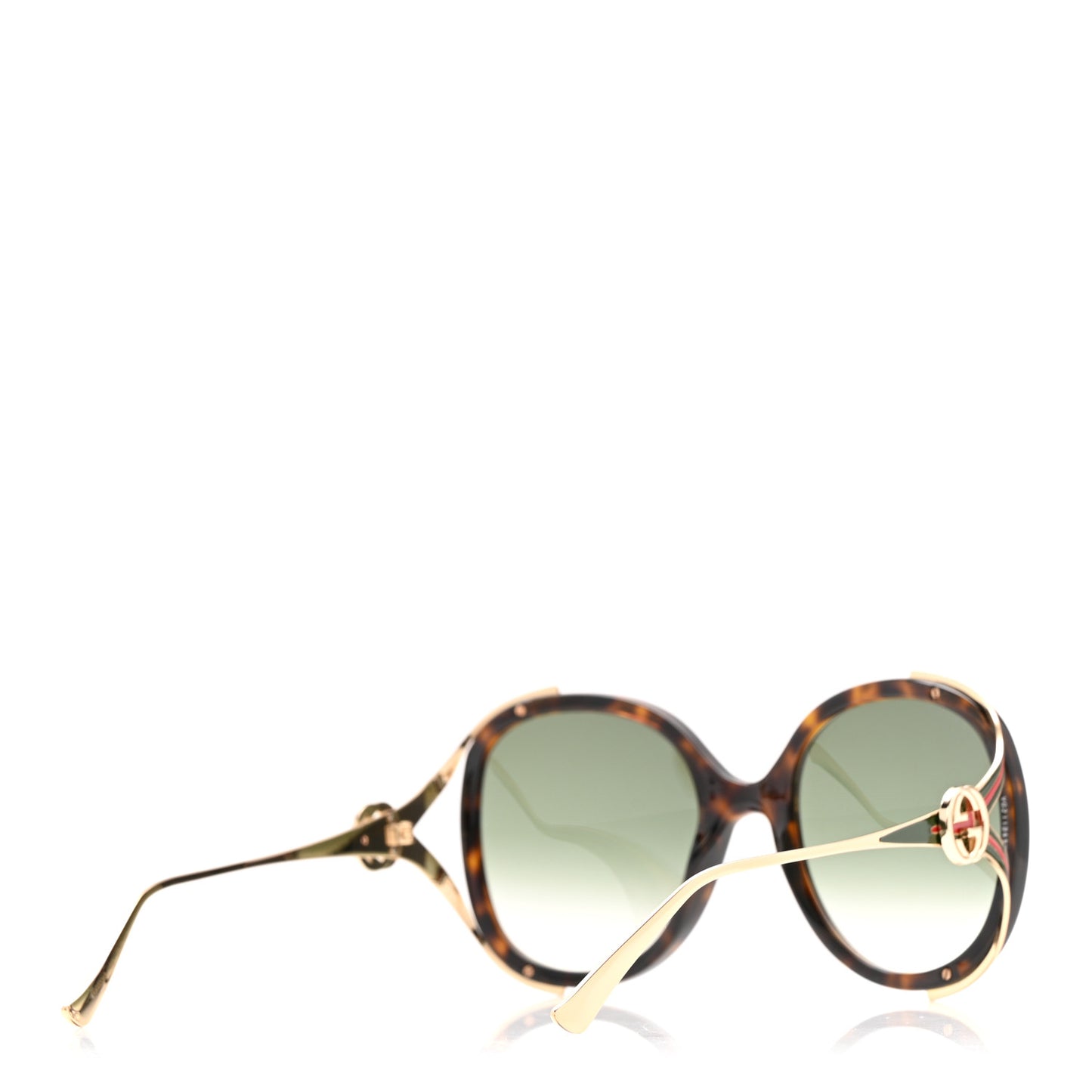 Round Frame Injected GG0226S Sunglasses Tortoise