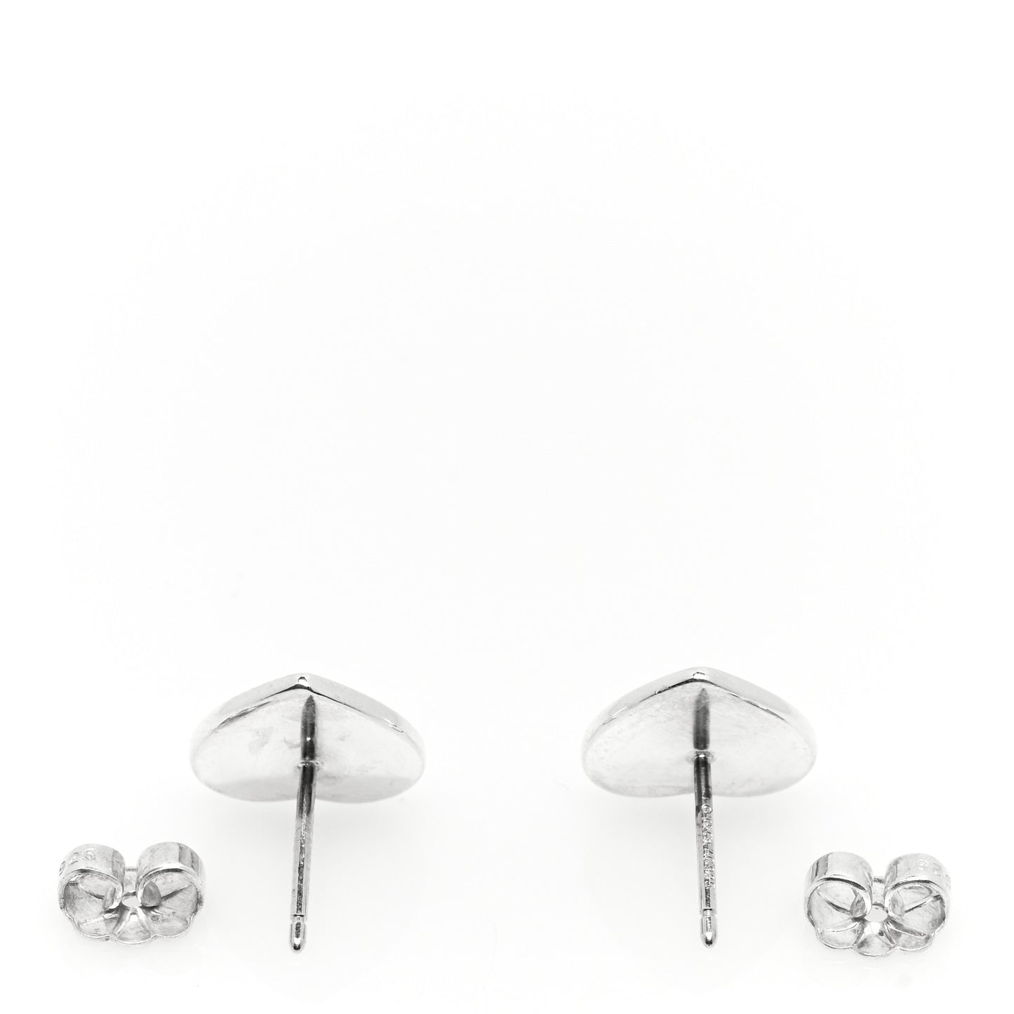 Sterling Silver Mini Return To Tiffany Heart Tag Earrings