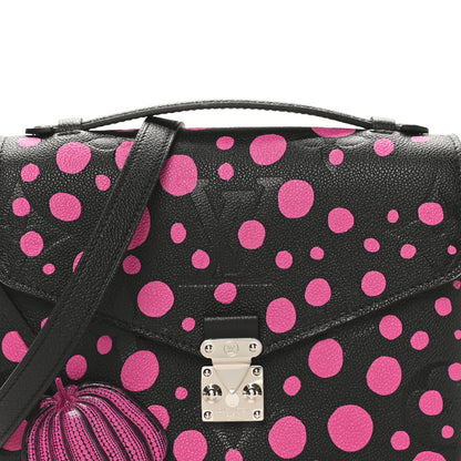 Louis Vuitton LV x YK Empreinte Monogram Giant Pochette Metis Black Fuchsia 7 of 9