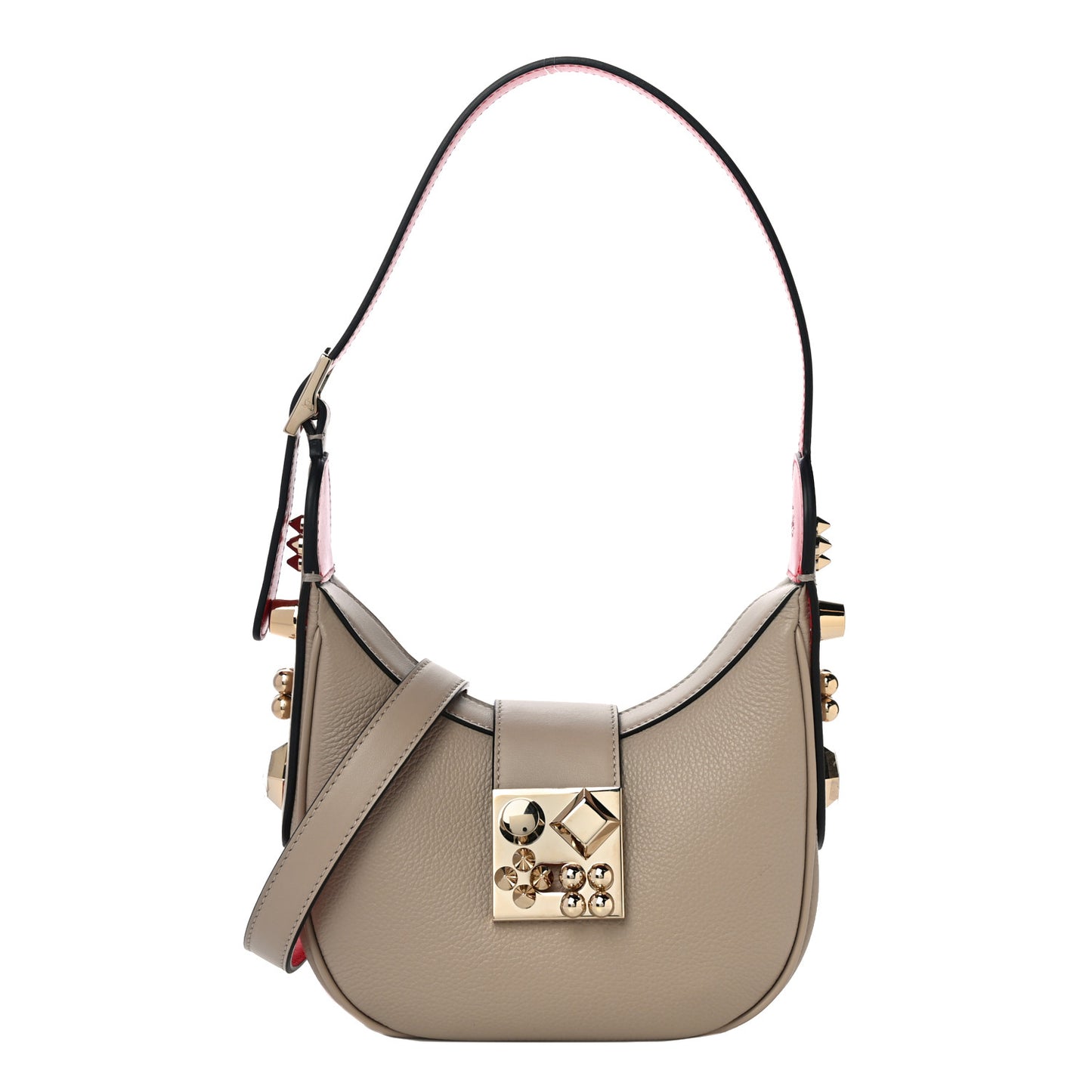 Grained Calfskin Mini Carasky Shoulder Bag Feve