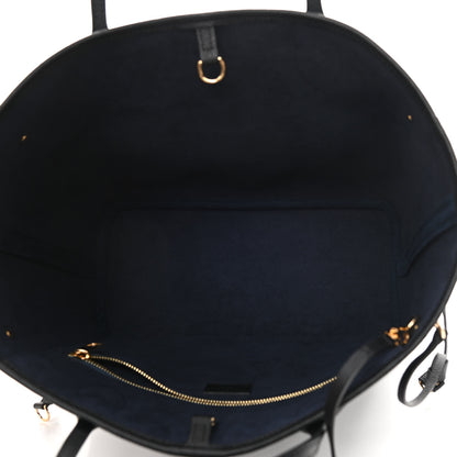Louis Vuitton Empreinte Monogram Giant Neverfull MM Black 6 of 11