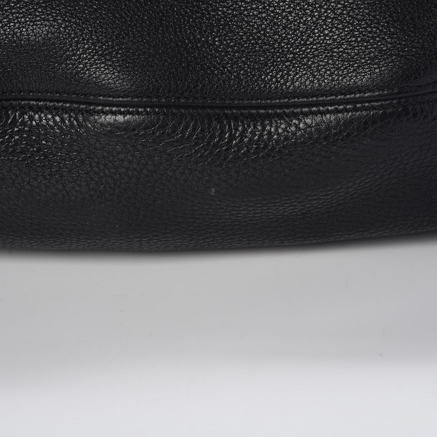 Pebbled Calfskin Soho Hobo Black