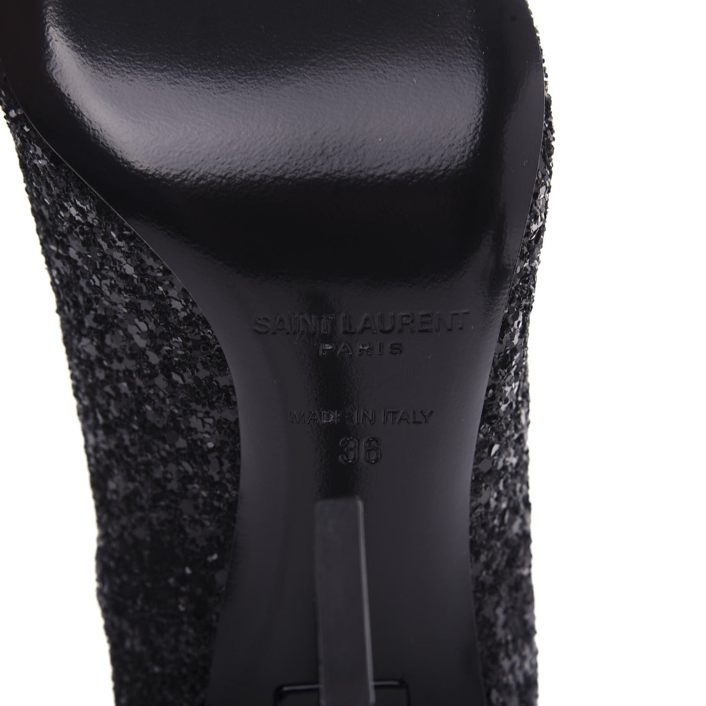 Glitter Opyum 100 Pumps 36 Black