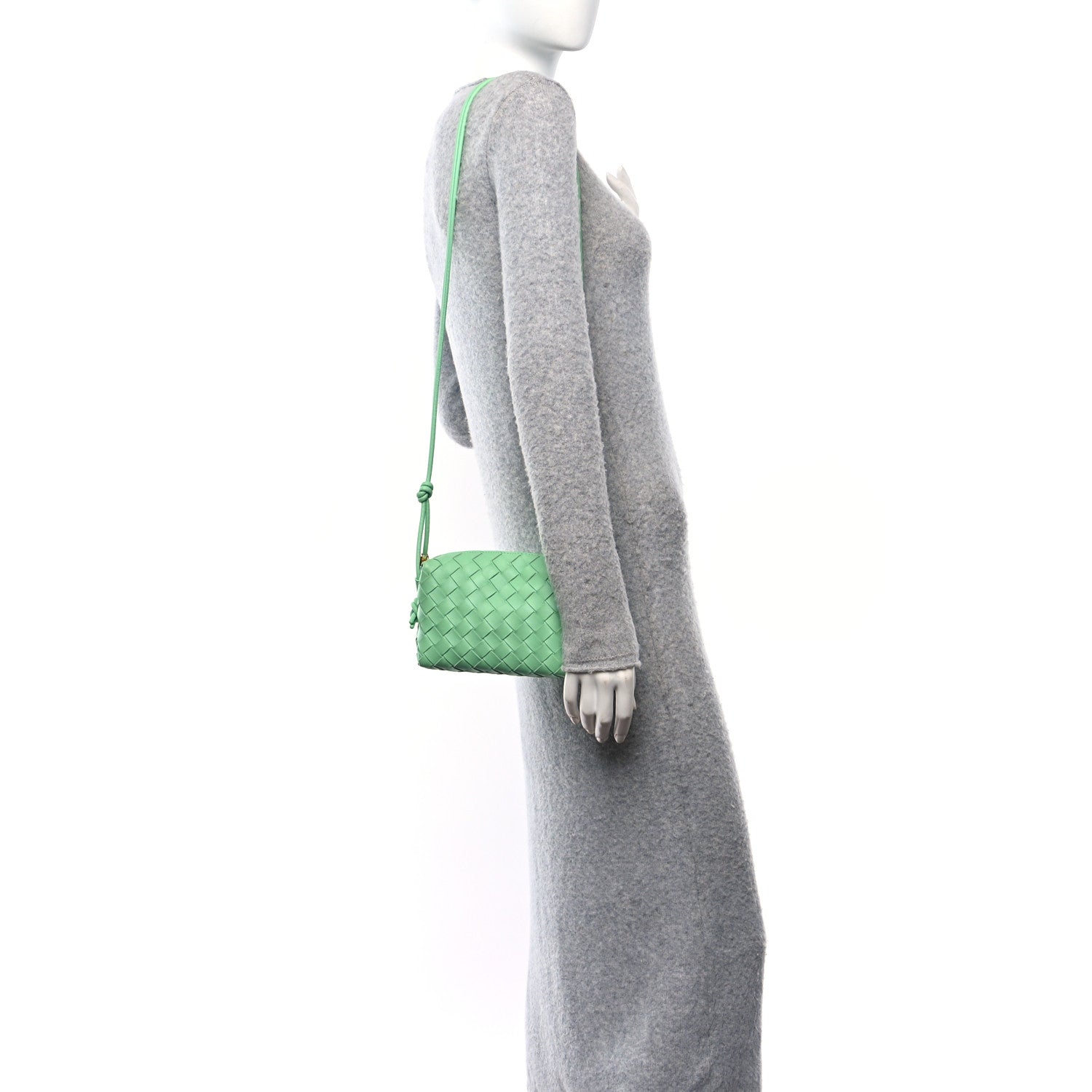 Bottega Veneta Nappa Intrecciato Mini Loop Camera Bag Siren 2 of 10
