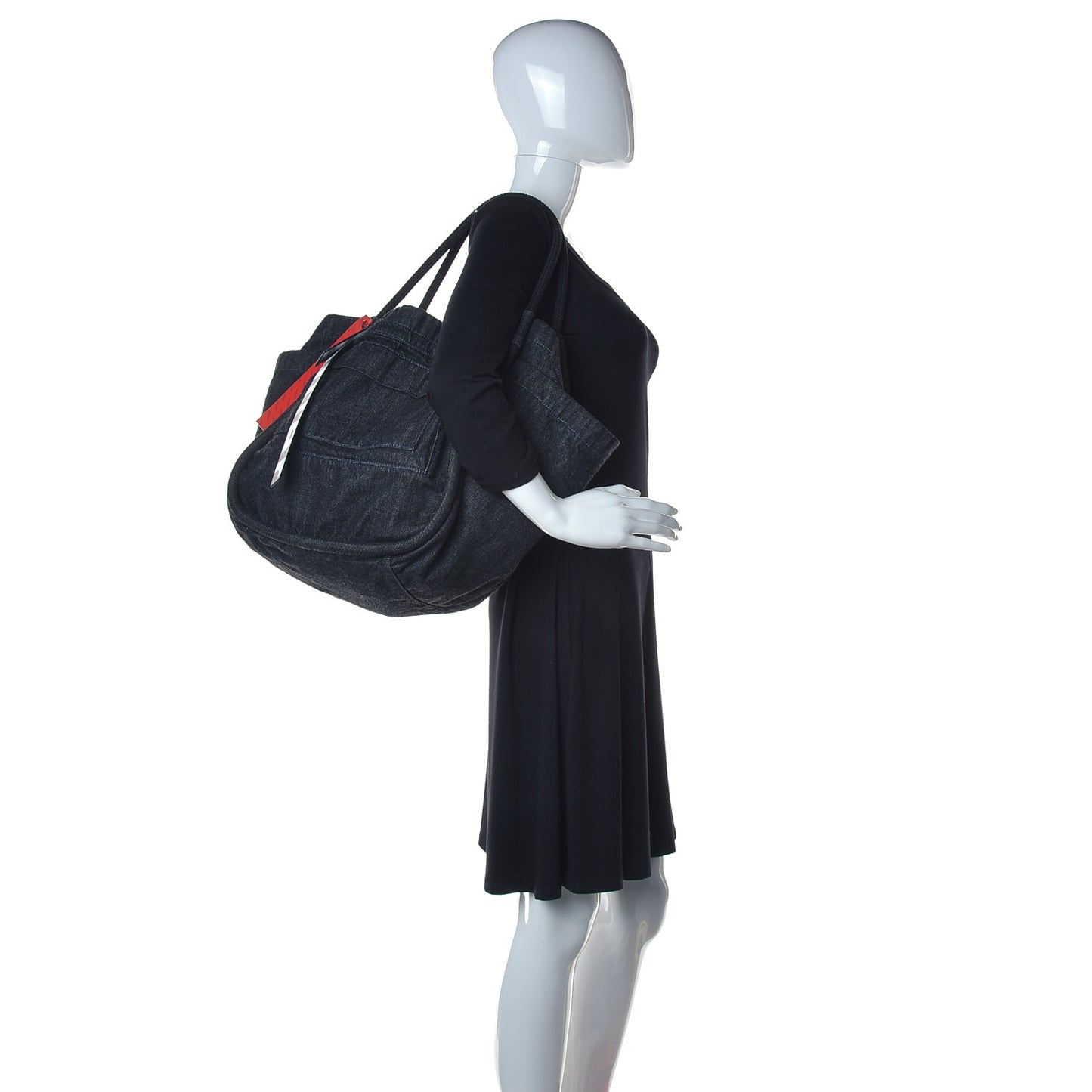 Denim Tote Black