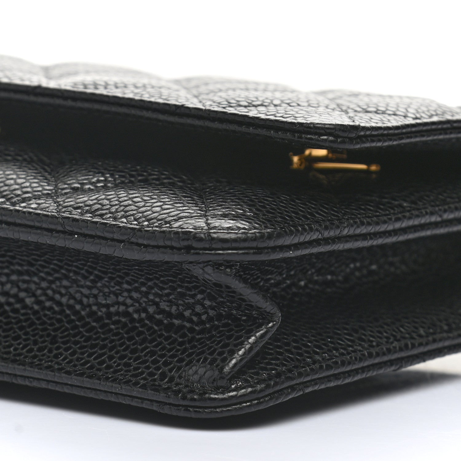 Chanel Caviar Quilted Wallet On Chain WOC Black 10 of 12
