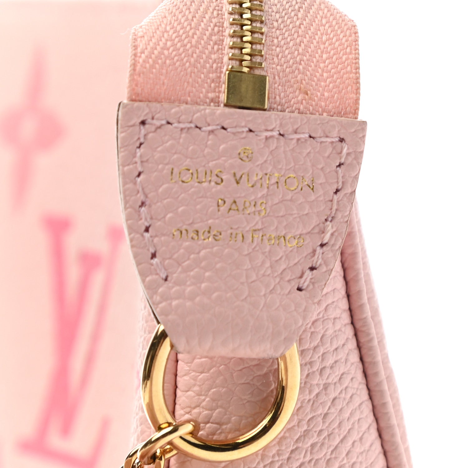 Louis Vuitton Empreinte Monogram Giant By The Pool Mini Pochette Accessories Bouton De Rose 6 of 6